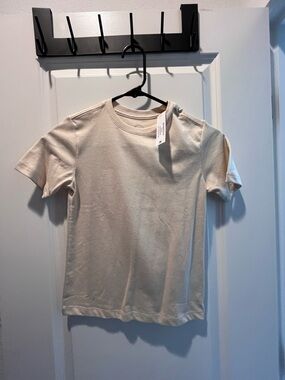 wonder nation Cream Short Sleeve Crew Neck Tee